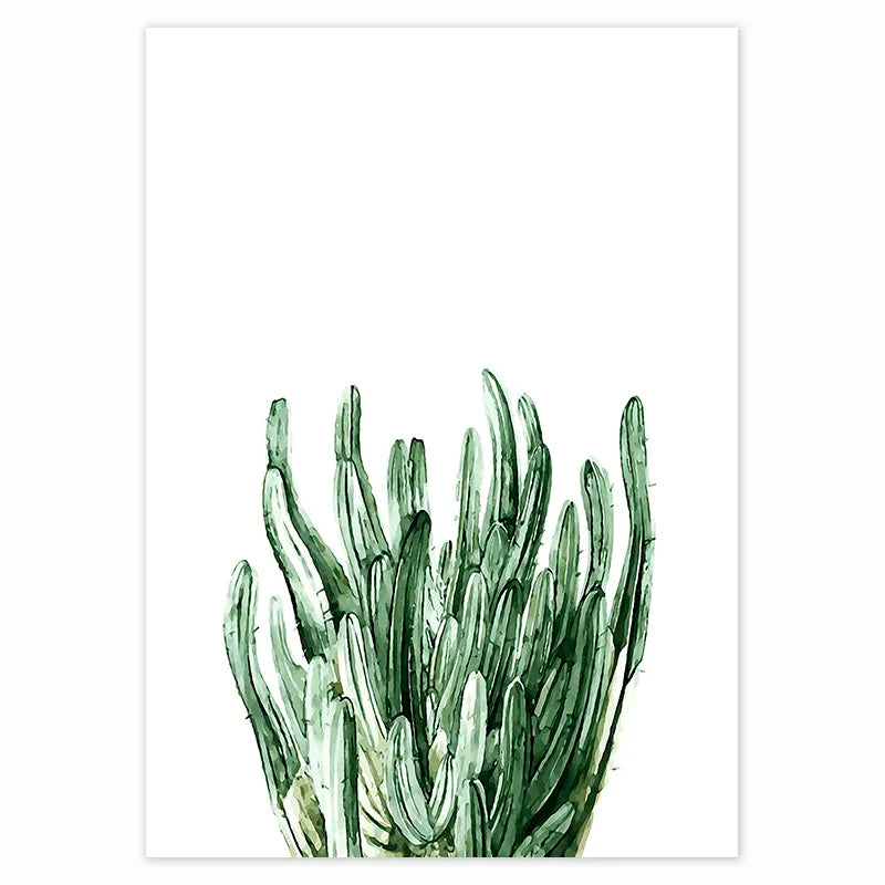 Botanical Wall Art – Scandinavian Style Leaf Print for Living Room